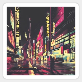 Tokyo Neon - Night Scenario - Cool Sticker